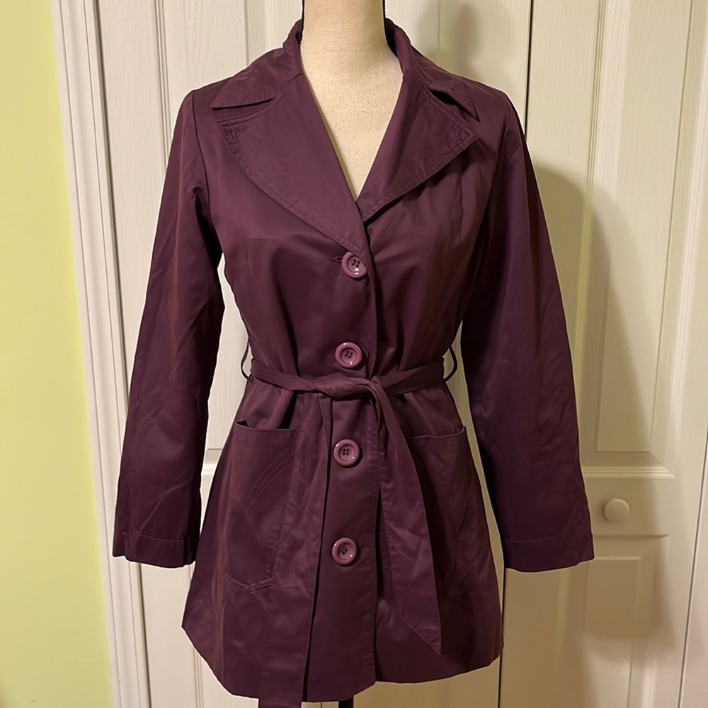 Ambition Purple Trench Coat